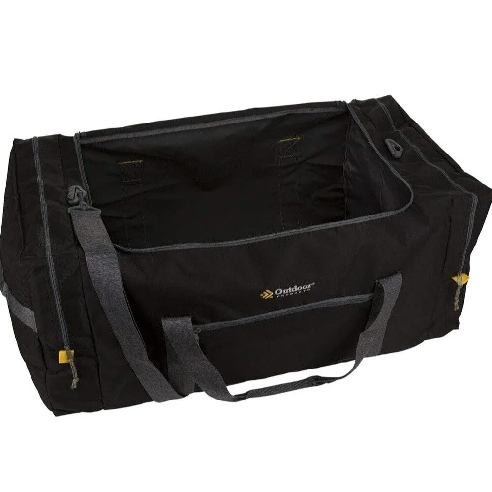 Outdoor Products Huge Duffle Bag Black Durability w Shoulder Strap L 15x15x30